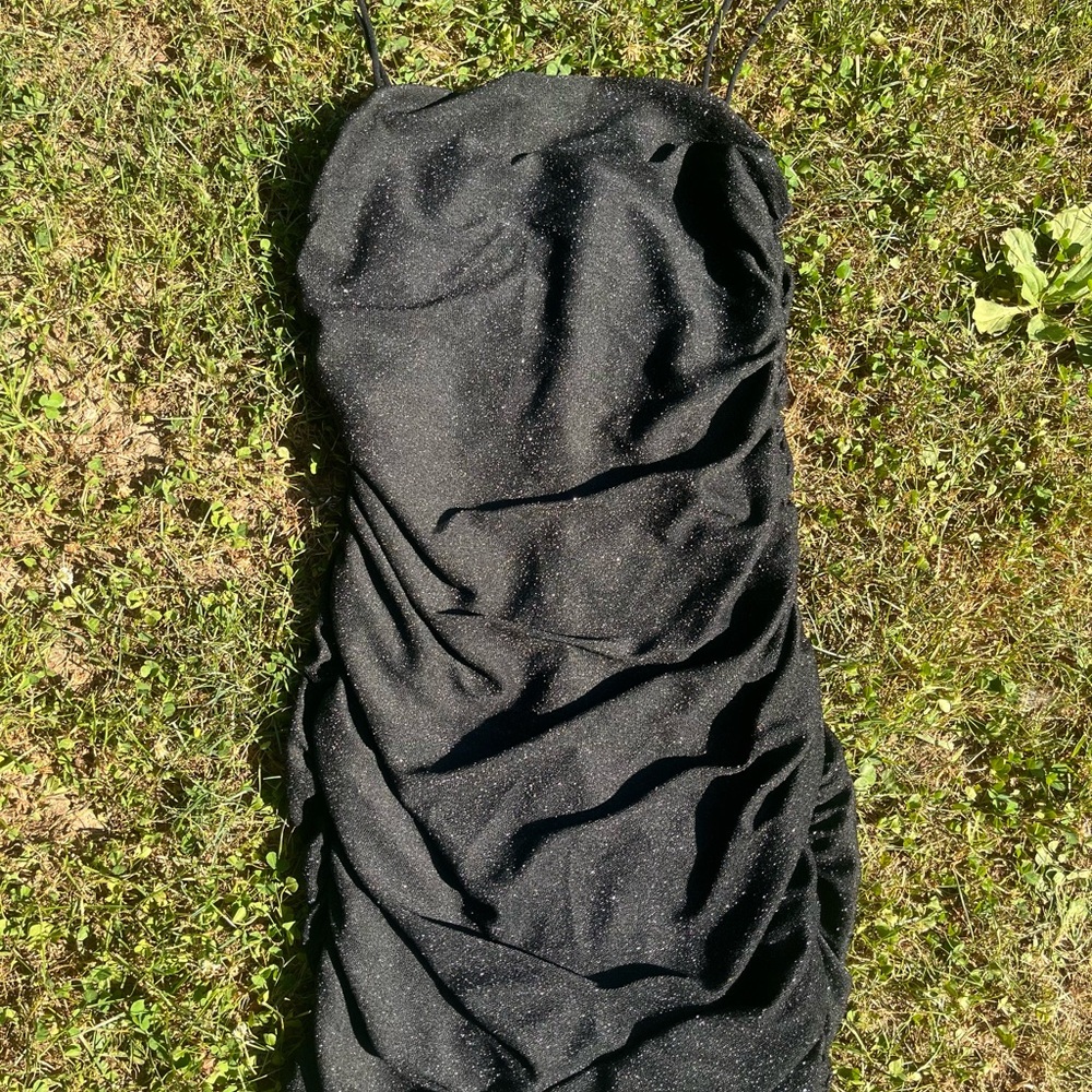 SHEIN Black Sparkly Dress